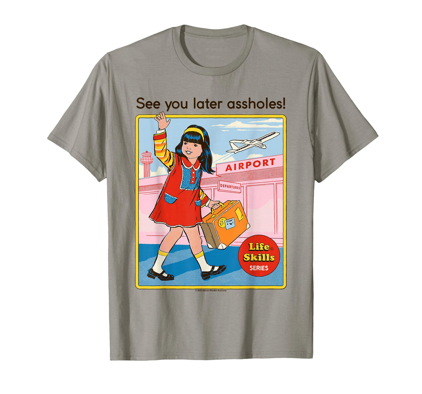 See You Later Sarcastic Retro Vintage Funny Adult Humor T-Shirt