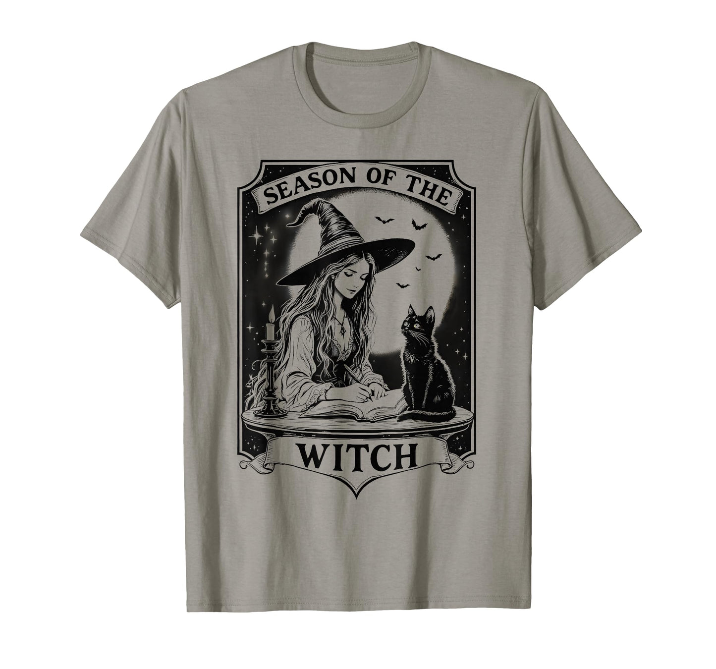 Season of The Witch Halloween Mystical Vintage Party Costume T-Shirt