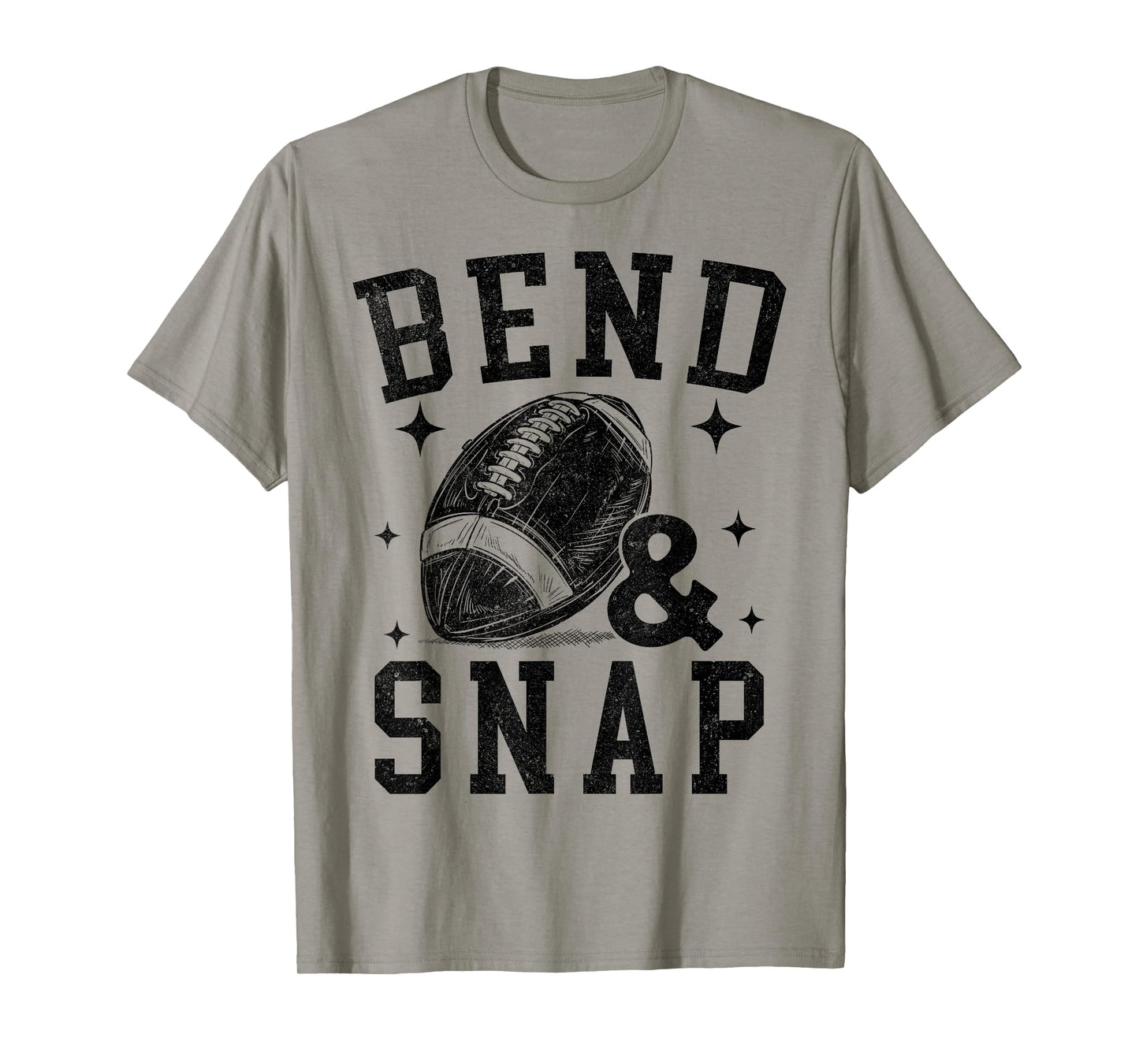 Vintage Game Day Funny Football Touchdown Bend and Snap Boys T-Shirt