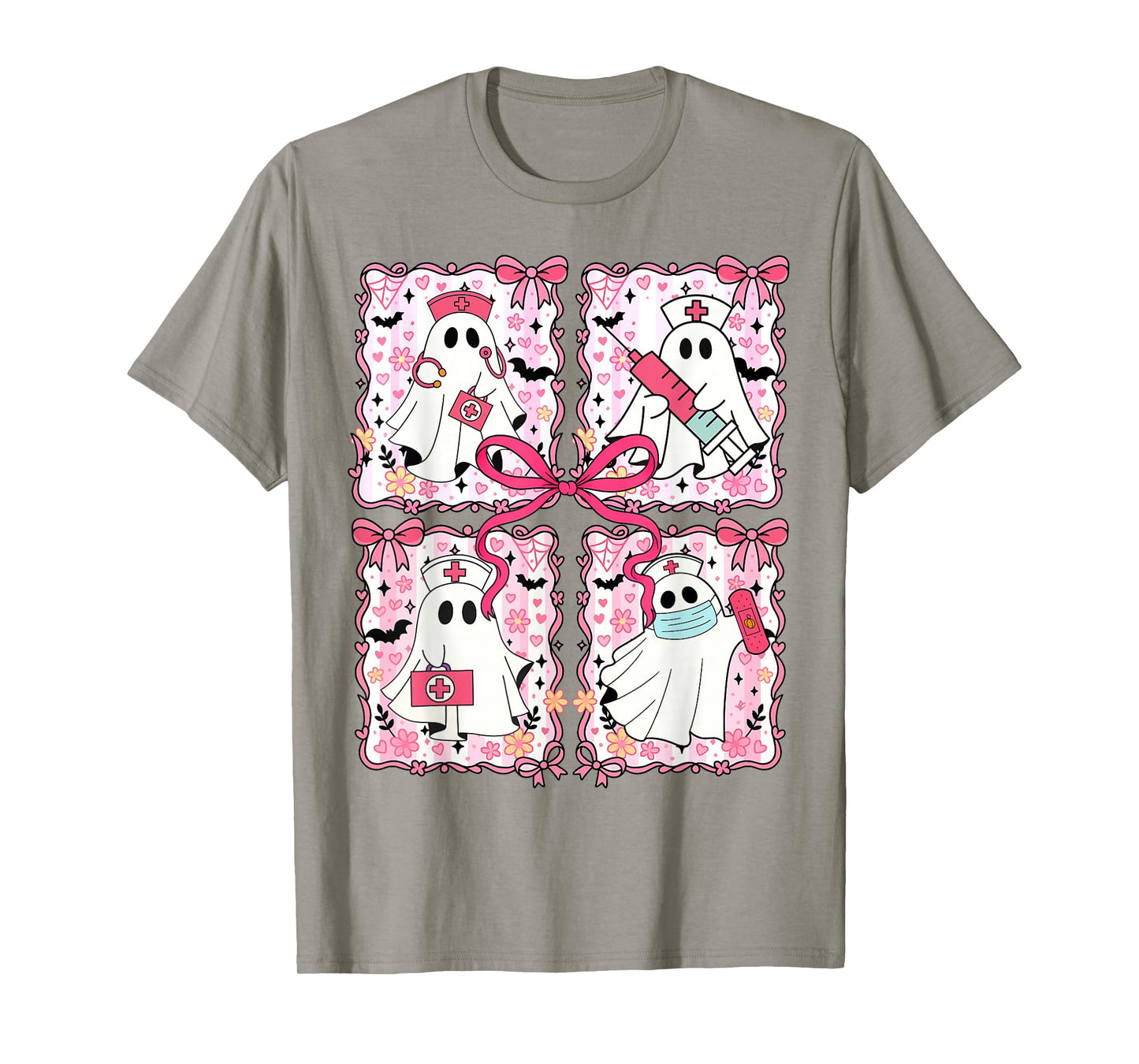 Halloween Vibes Spooky Season Nurse Boo Nursing Medical T-Shirt