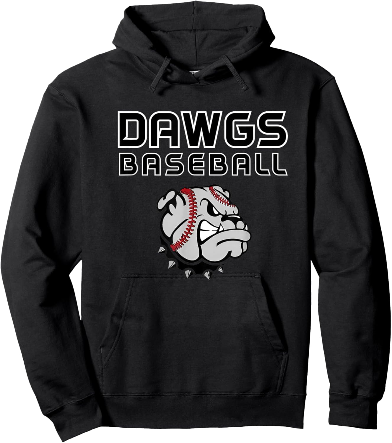 Dawgs Baseball Black T-Shirt - Hoodie | Black