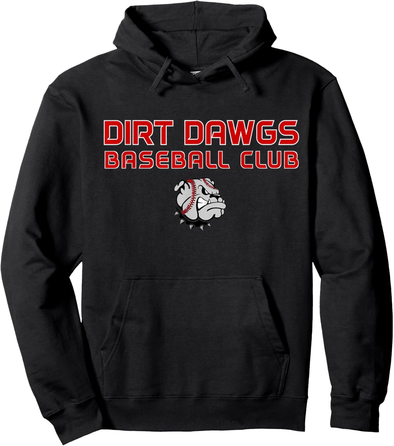 Dirt Dawgs Baseball Club T-Shirt - Hoodie | Black
