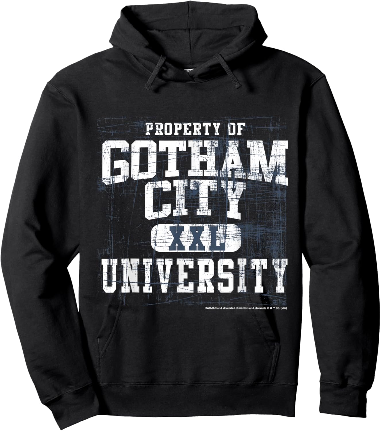 Property of Gotham City XXL University Theme T-Shirt - Hoodie | Black