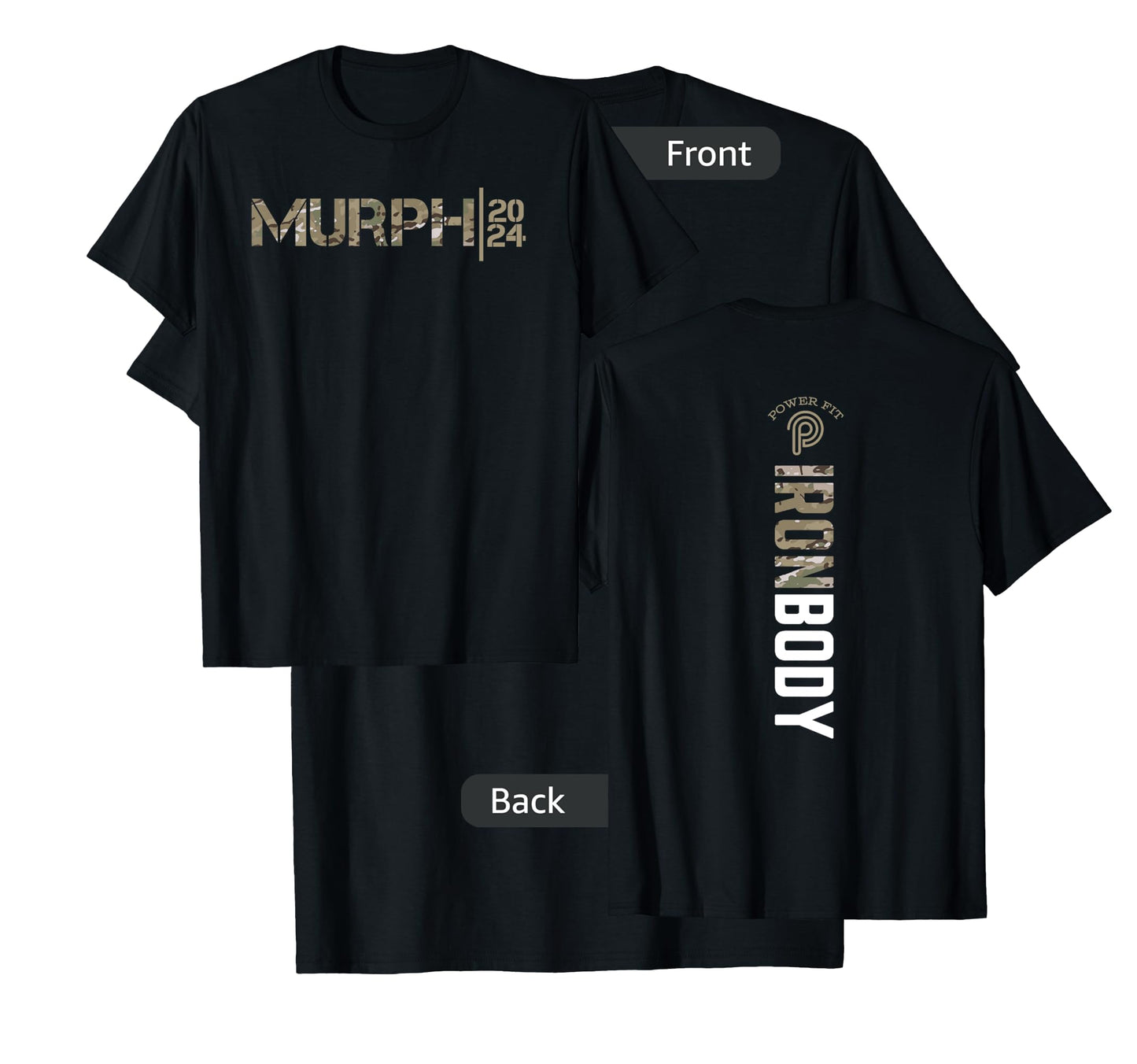 Murph Iron Body Amarillo Camo Dark T-Shirt