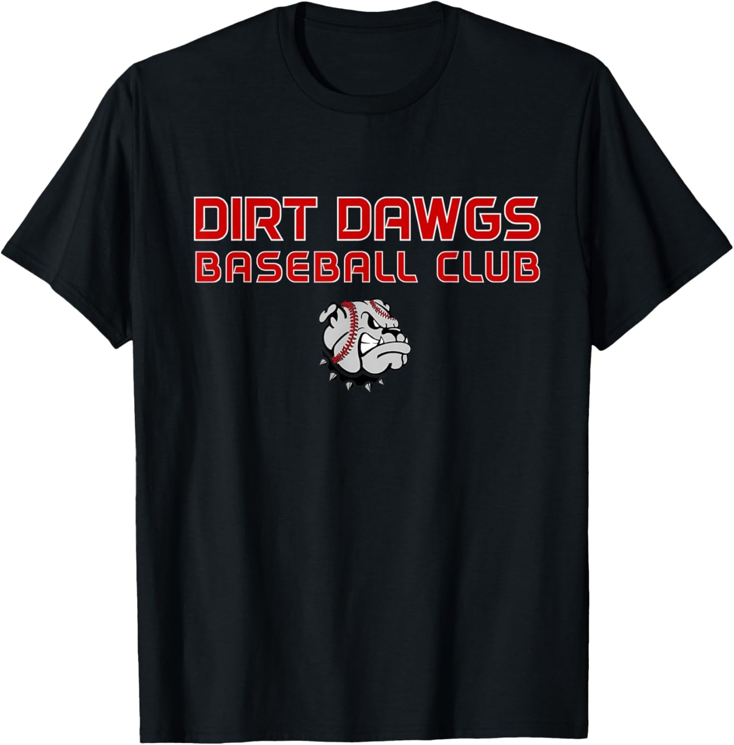Dirt Dawgs Baseball Club T-Shirt - T-Shirt | Black