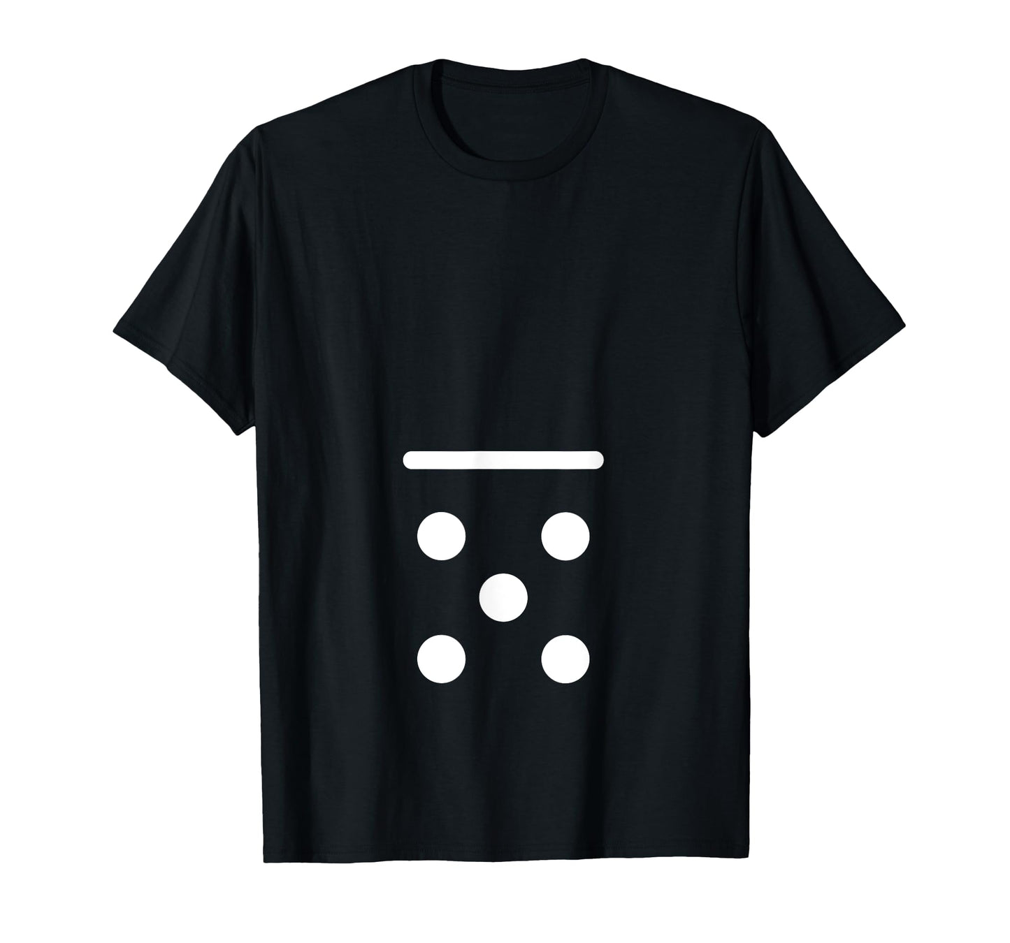 Domino Game 0 5 Dots Matching Halloween Group Costume T-Shirt