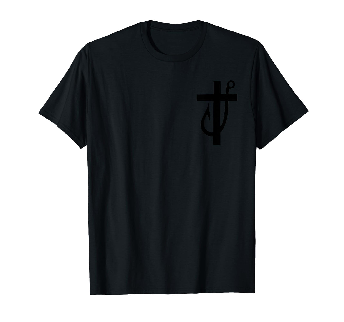 Jesus Made Me a Fisherman, Funny Fathers Day Christian Faith T-Shirt