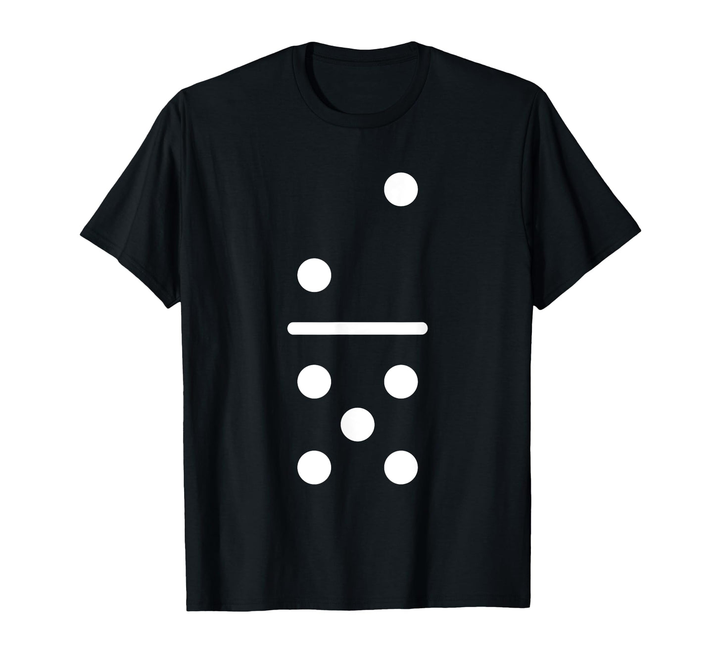 Domino Game 2 5 Dots Matching Halloween Group Costume T-Shirt