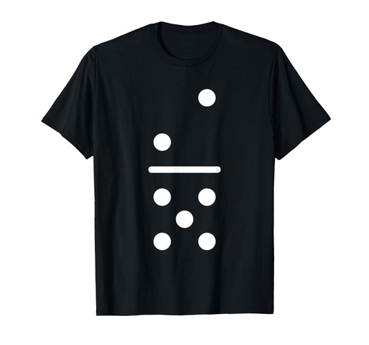 Domino Game 2 5 Dots Matching Halloween Group Costume T-Shirt