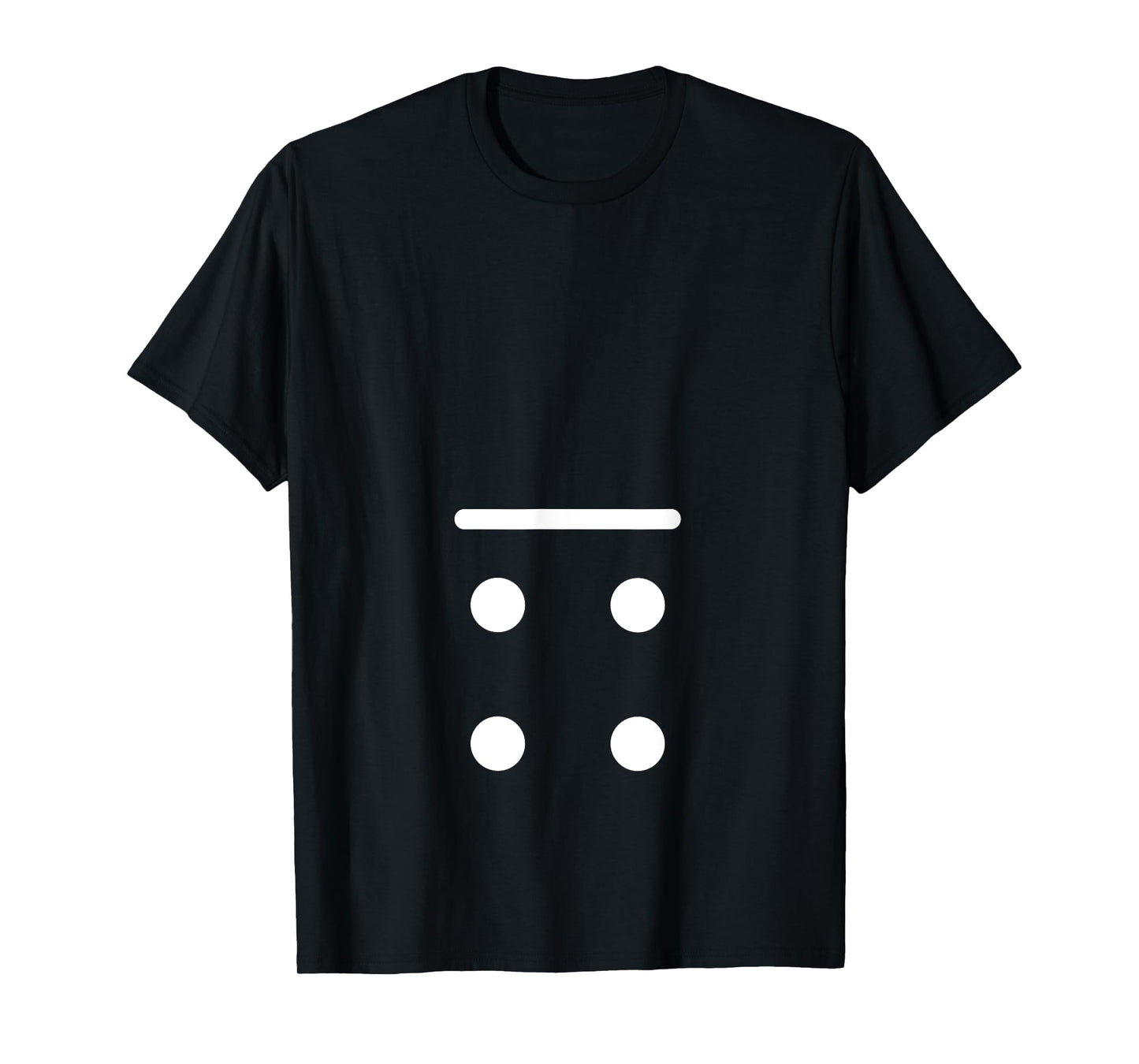 Domino Game 0 4 Dots Matching Halloween Group Costume T-Shirt