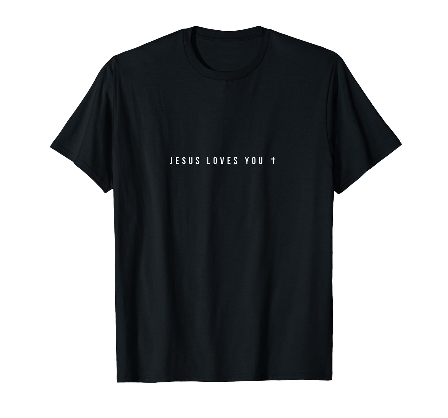 Jesus Loves You, Bible God Faith Church Christian Minimalist T-Shirt