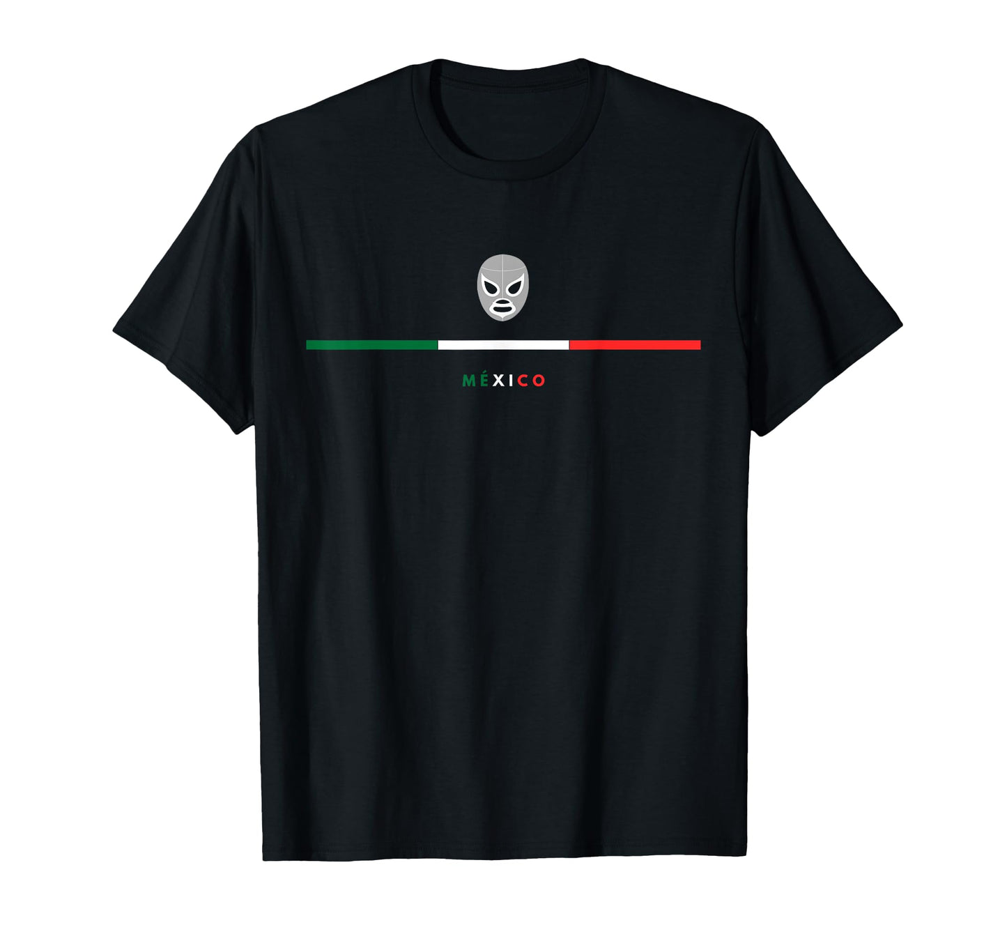 lucha libre mexico flag iconic pro wrestling mask men women T-Shirt
