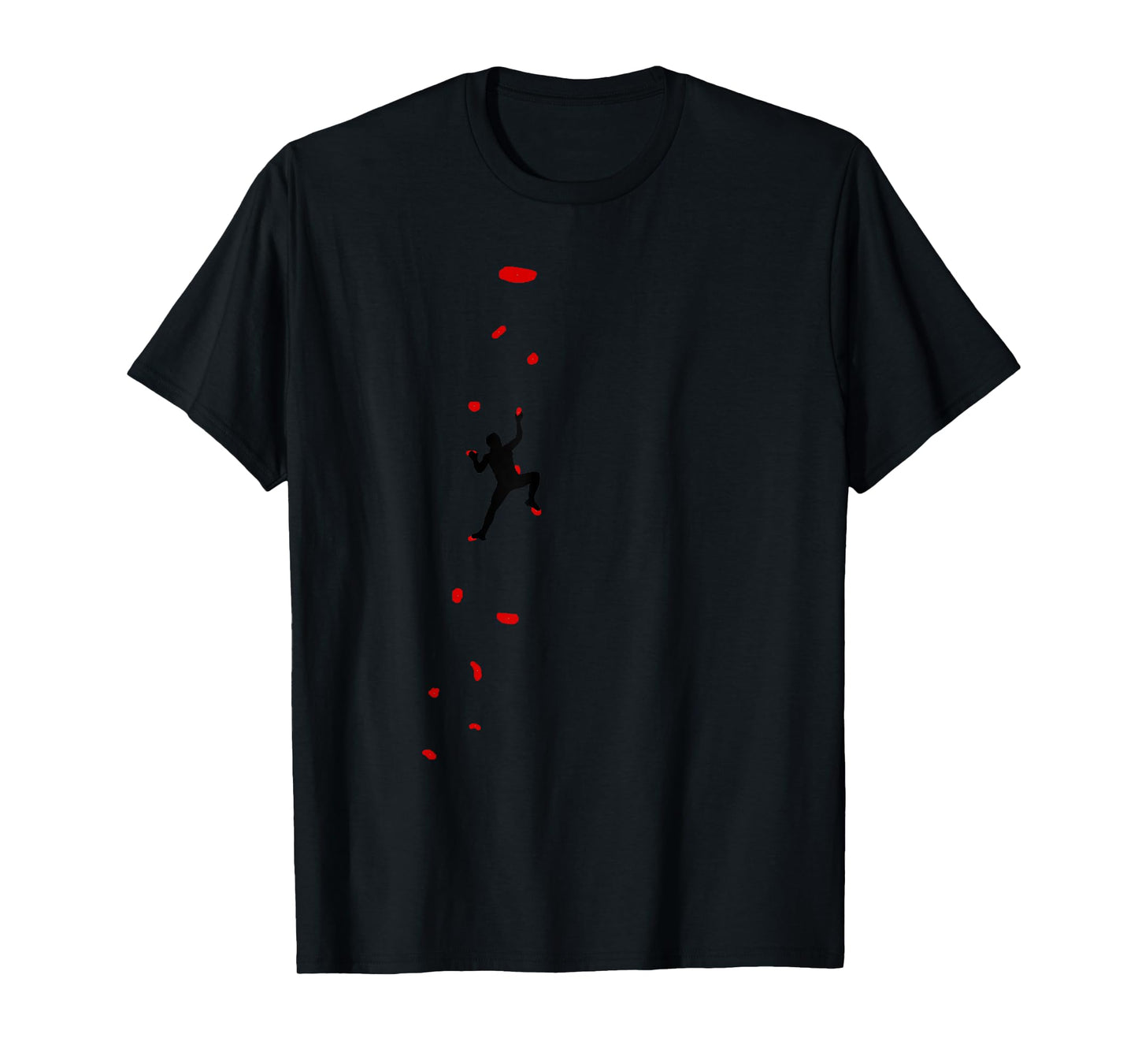 Climbing And Bouldering In The Climbing Gym T-shirt T-Shirt