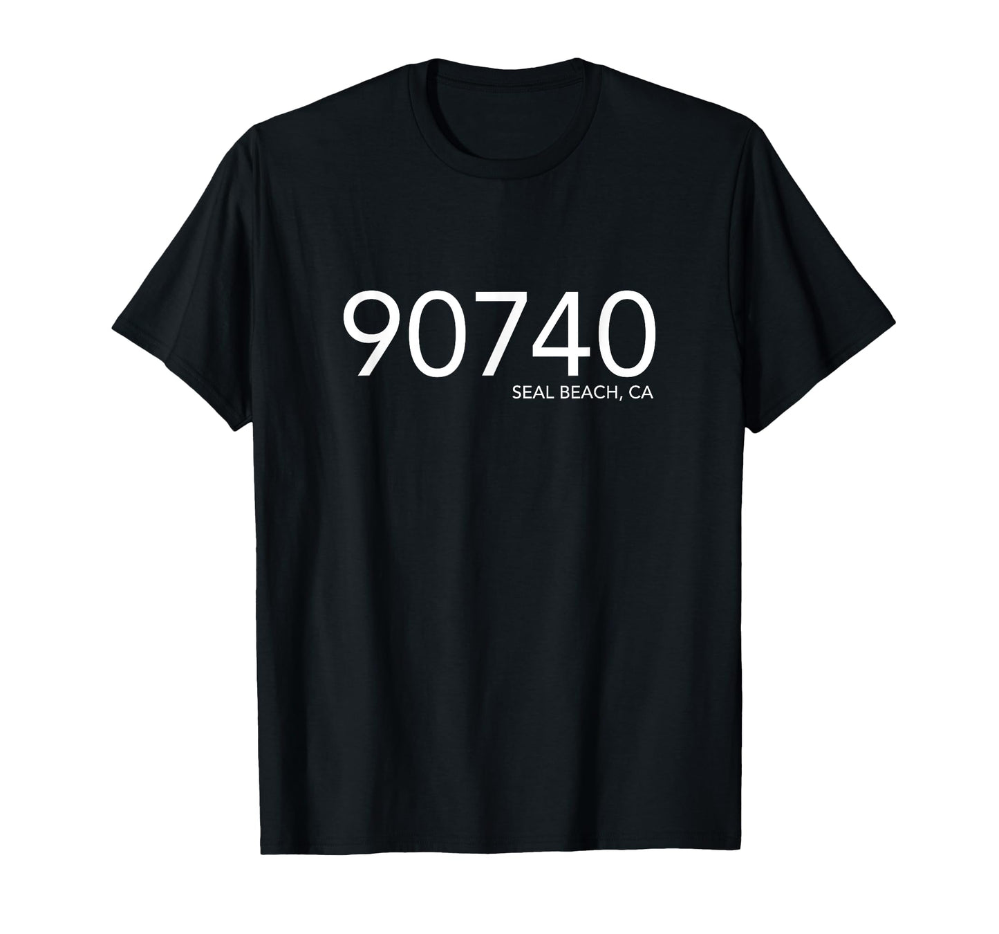 My Happy Place Is 90740 Seal Beach CA California T-Shirt