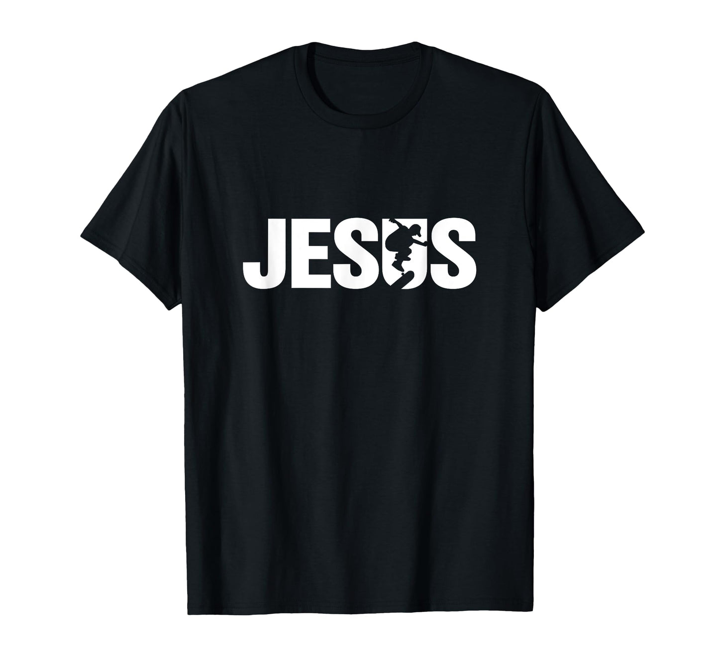 Jesus Christian Skateboard Cool Skater Design TShirt T-Shirt
