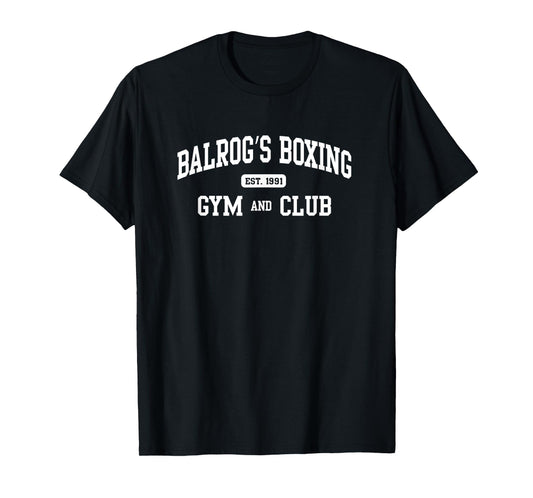 Vintage Balrog's Boxing Gym Club Est 1991 Boxing Day Tees T-Shirt