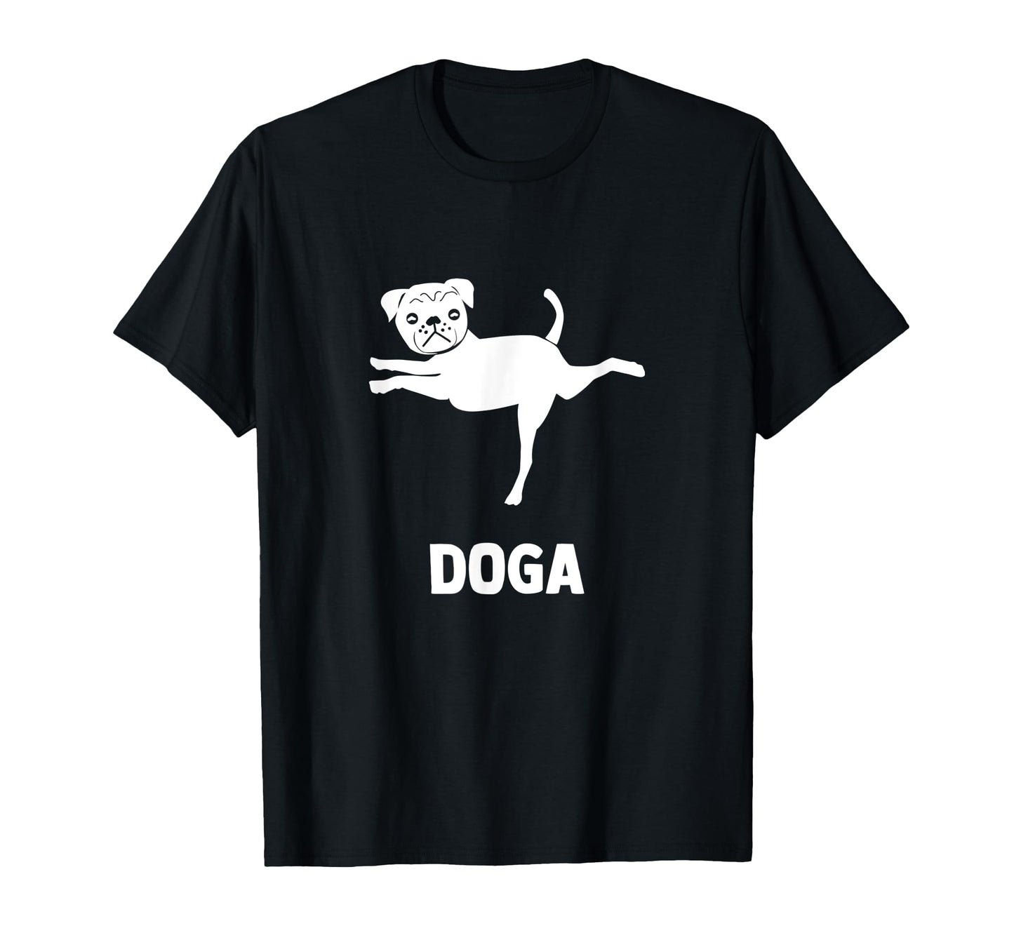 Best Dog & Yoga is DOGA T-Shirt Funny Gift T-Shirt for Men Women