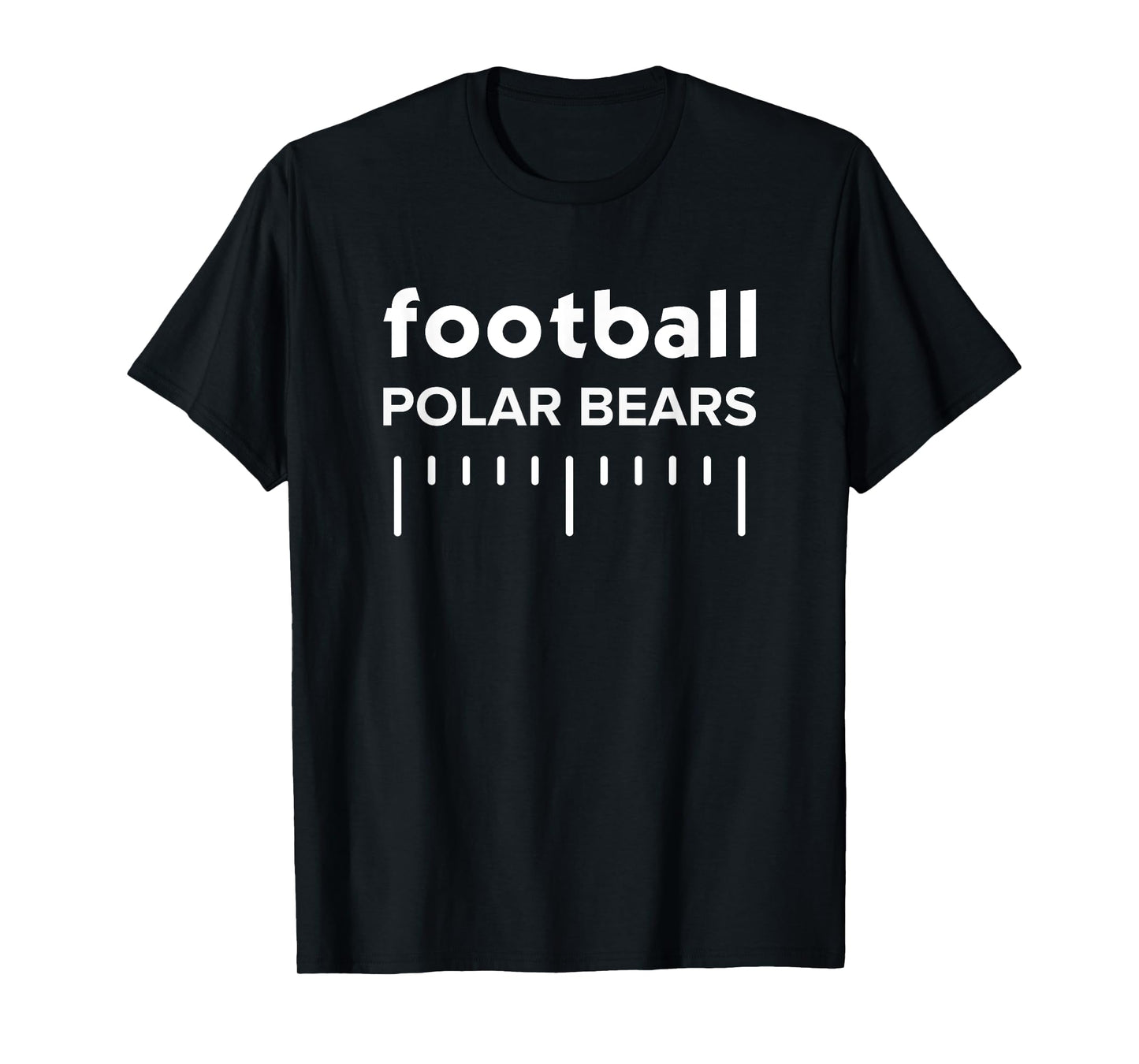 Bracken County Polar Bears Football Lines HS T-Shirt