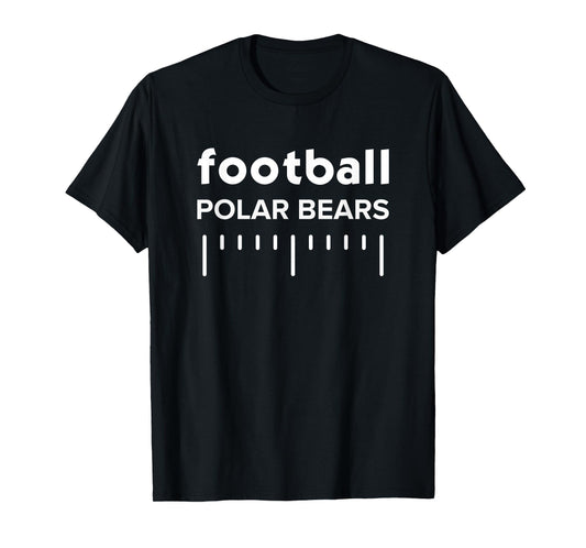 Bracken County Polar Bears Football Lines HS T-Shirt