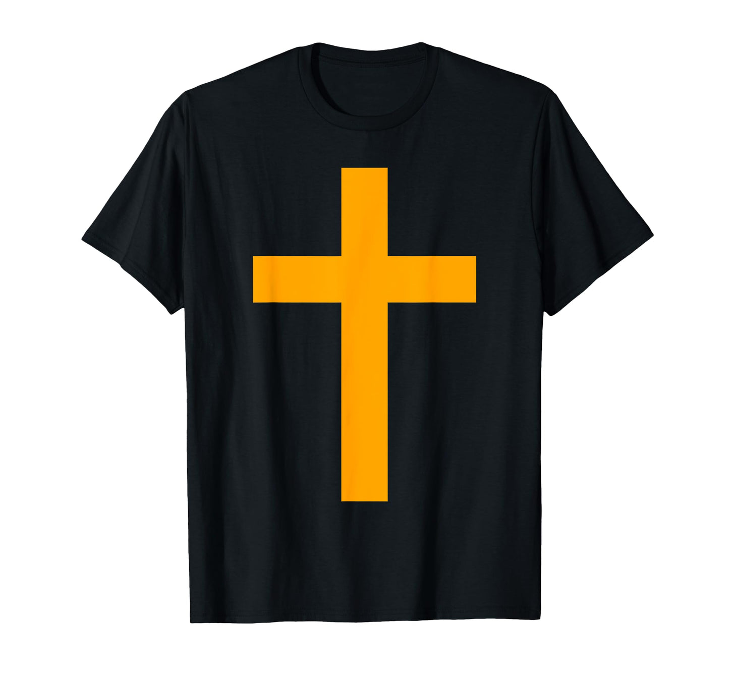 Christian God Jesus Cross Orange T-Shirt