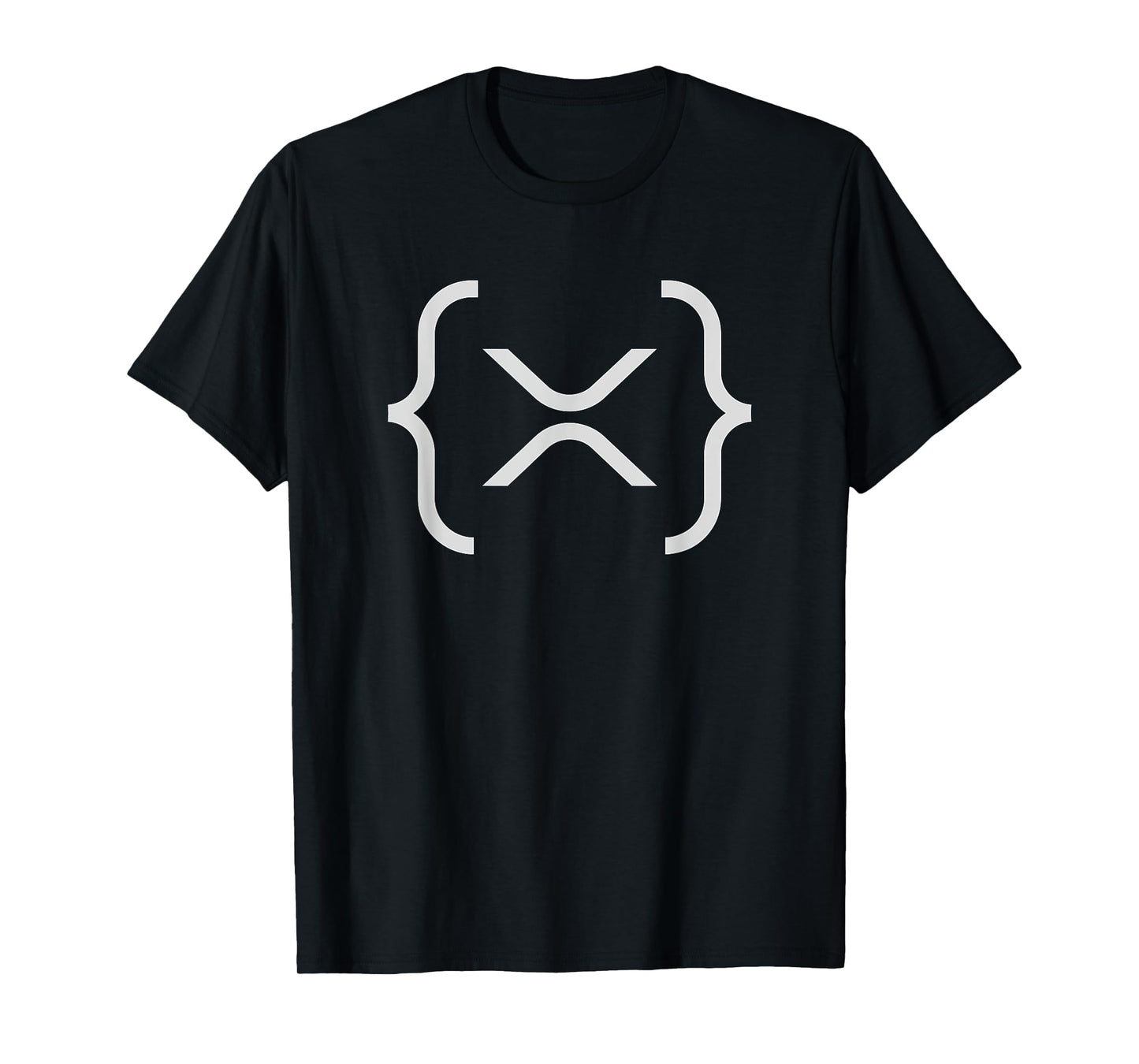 XRP Ledger Ripple Cryptocurrency Blockchain White LogoMark T-Shirt