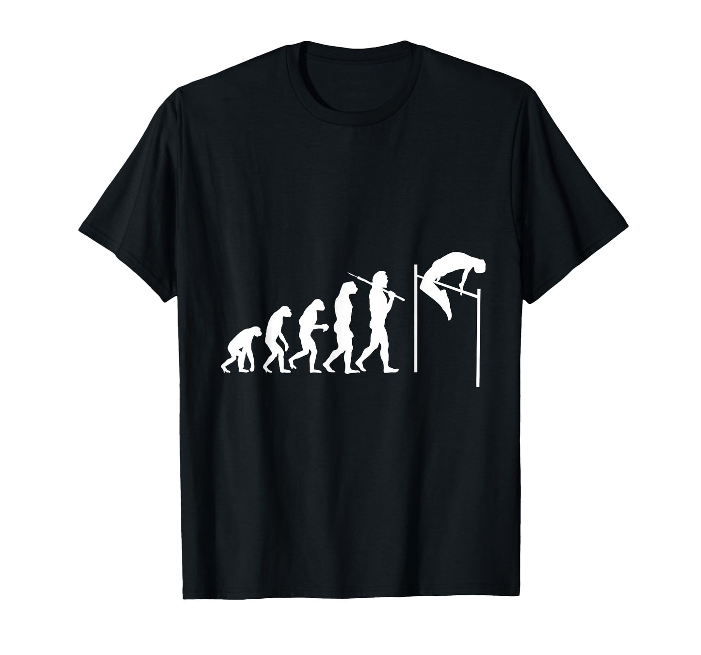 Funny Evolution High Jump Athletics T-Shirt