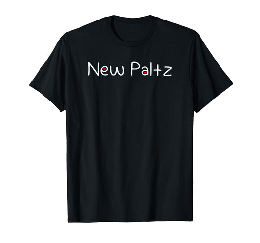 New Paltz Merch Love Heart Cute Fun New York Town Name Gift T-Shirt