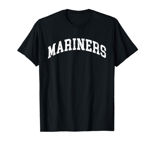 Mariners Arch Vintage Retro College Athletic Sports T-Shirt