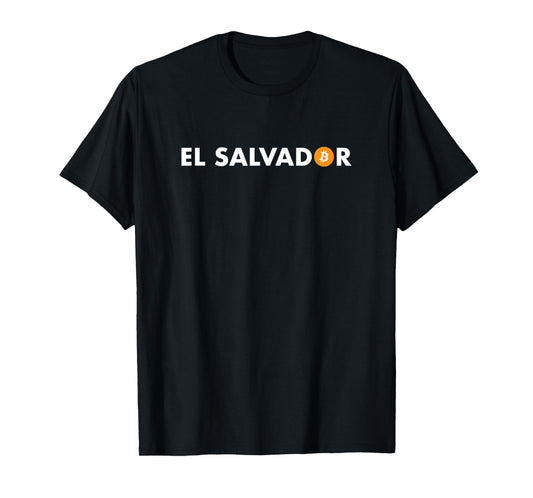 El Salvador Bitcoin BTC Coin Cryptocurrency Wallet App Pay T-Shirt