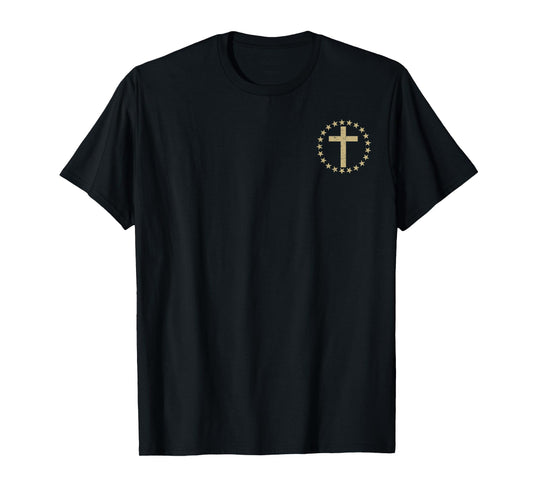 One Nation Under God Jesus Christian Cross Faith Bible Pray T-Shirt