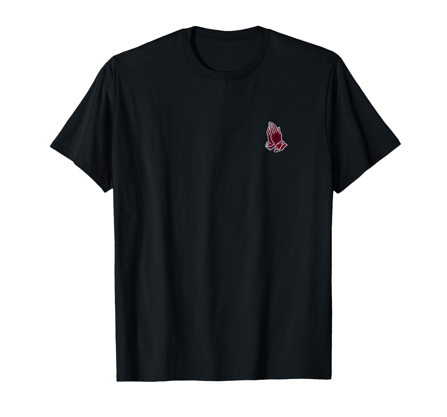 Trendy logo t shirt with praying hands T-Shirt