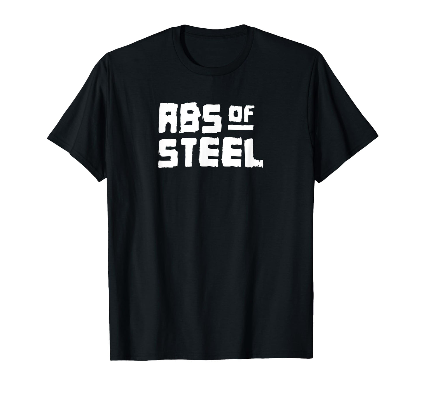 Mens ABS OF STEEL Gym Fitness Workout Bodybuilding Motivate G479 T-Shirt