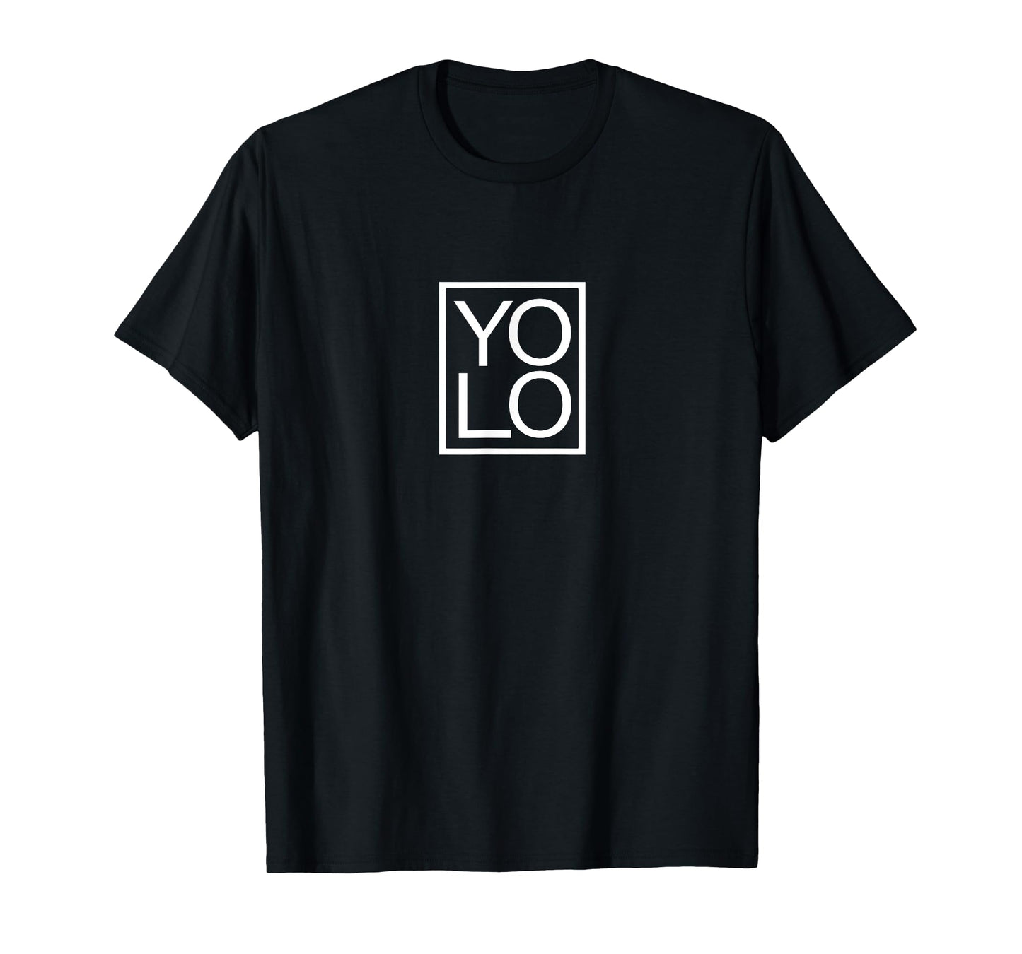 YOLO Novelty Graphic Tee - You Only Live Once Typography T-Shirt