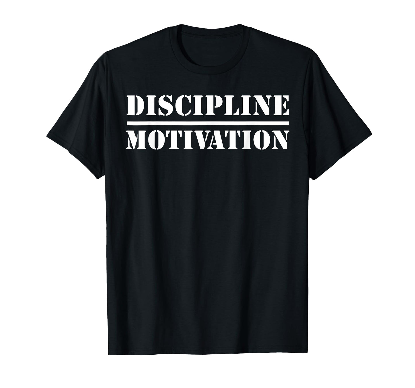 Discipline Over Motivation Gym Workout Bootcamp T-Shirt