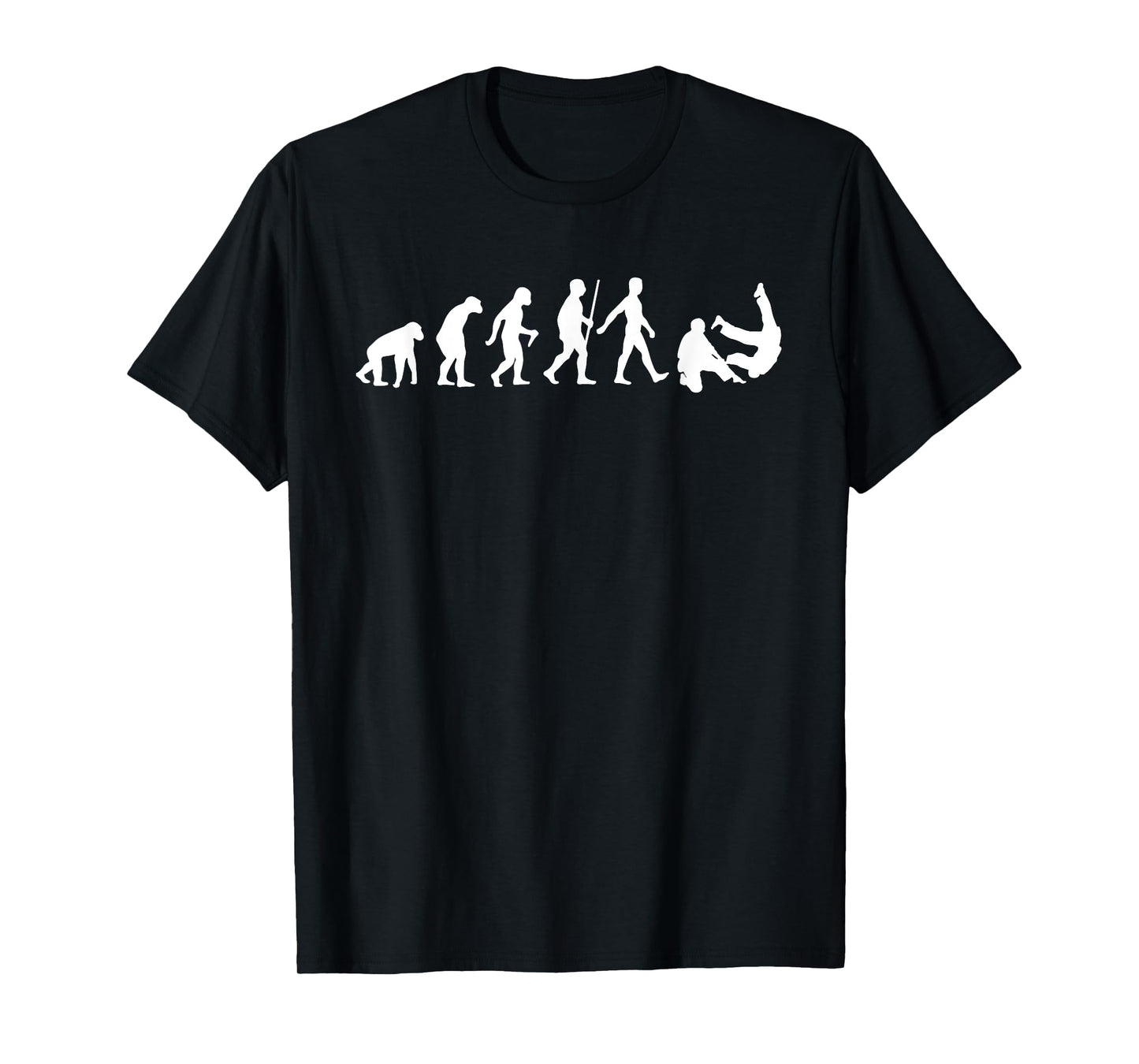 Funny Evolution Jiu Jitsu Gift Men Women Cool Martial Arts T-Shirt