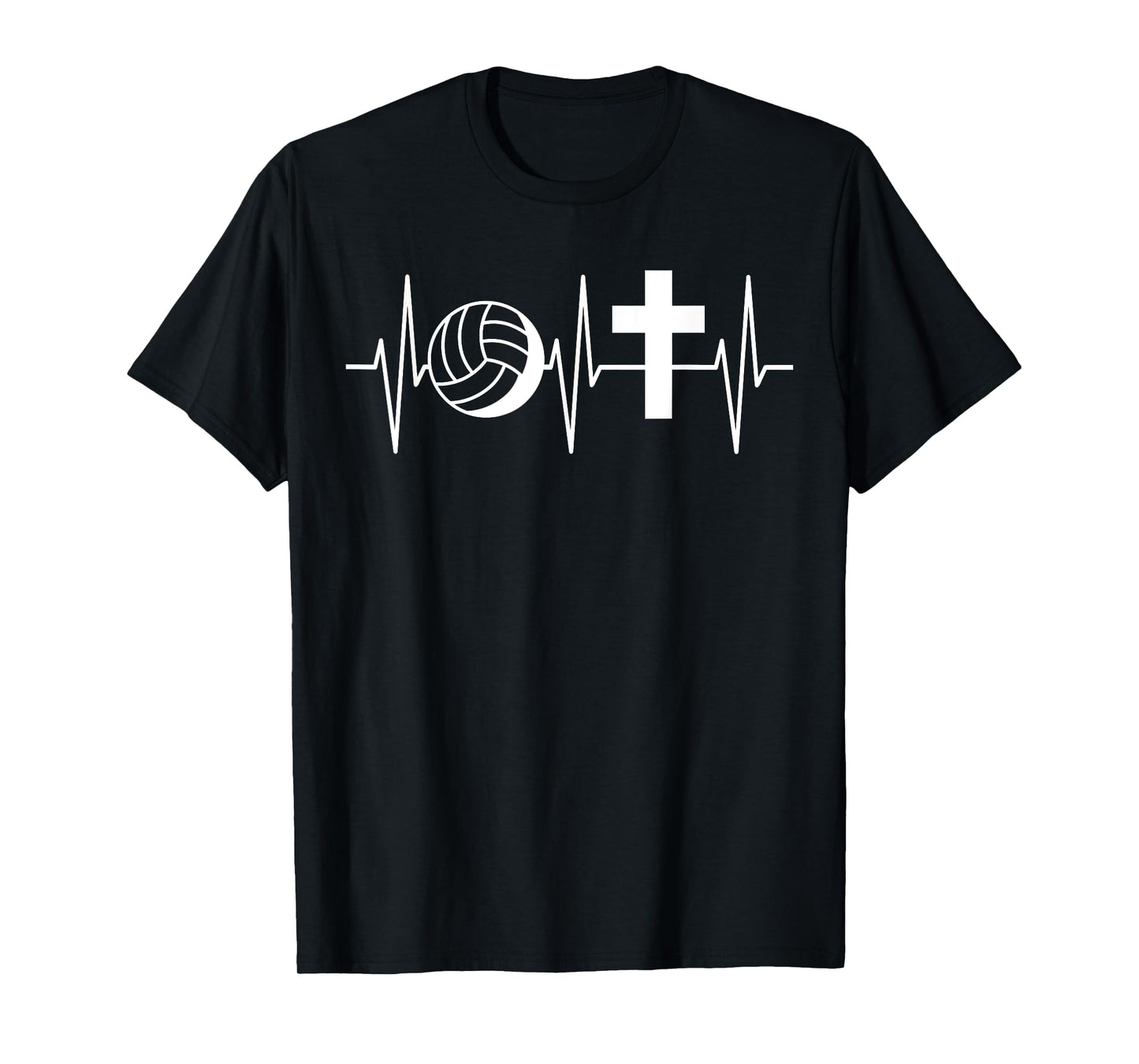 Christian Volleyball Shirt Religious Jesus Volleyball Player T-Shirt