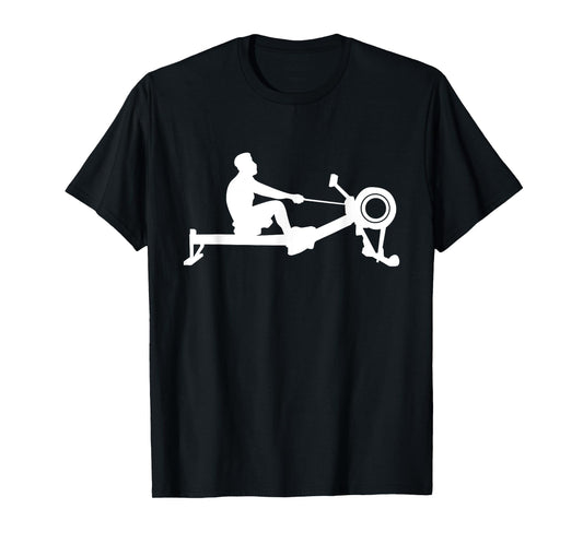 Funny Indoor Rowing Machine Workout Rower Gift For Men Women T-Shirt
