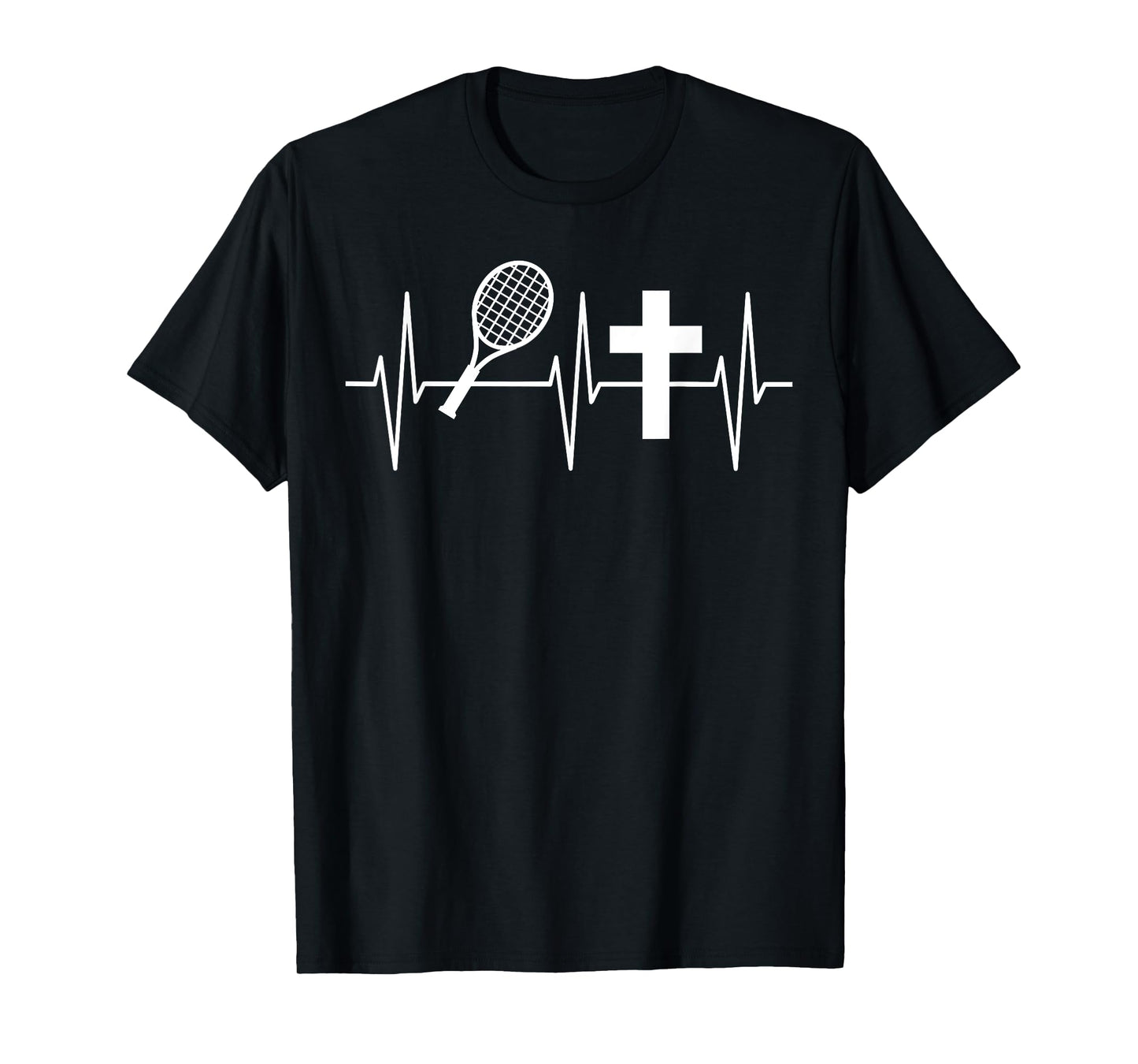 Christian Tennis Shirt Religious Jesus Tennis Player T-Shirt