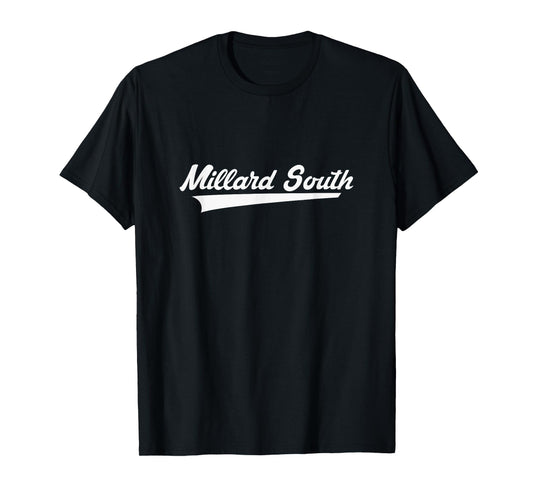 Millard South High School Vintage Swoosh T-Shirt
