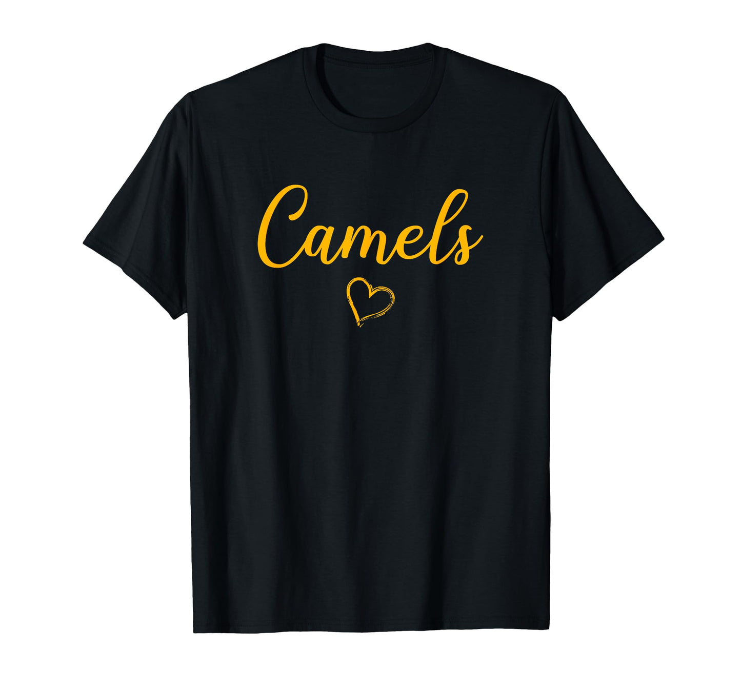 Campbell County Camels Above Small Heart T-Shirt
