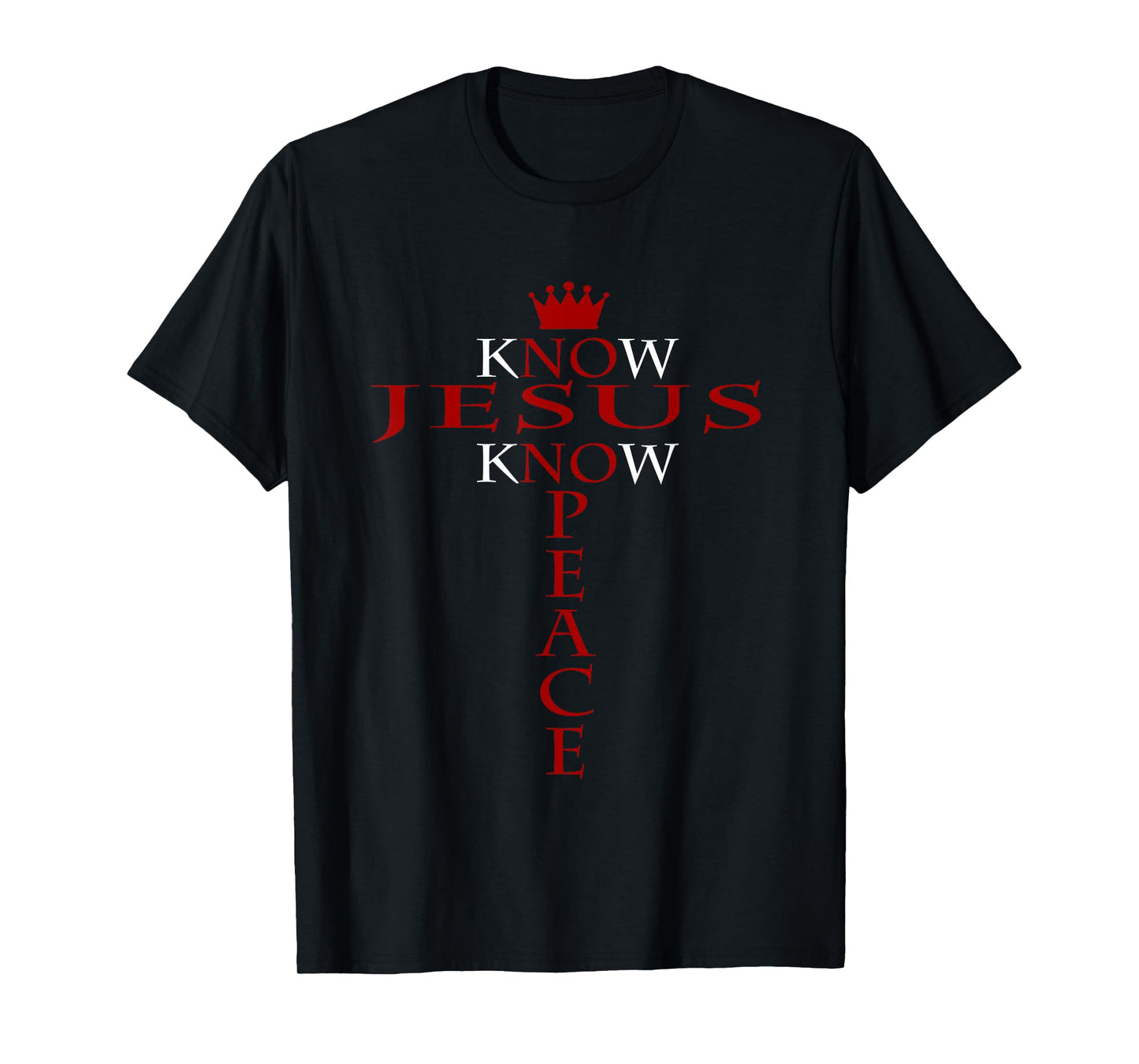 Know Jesus Know Peace Religious Christ Christian T-Shirt T-Shirt