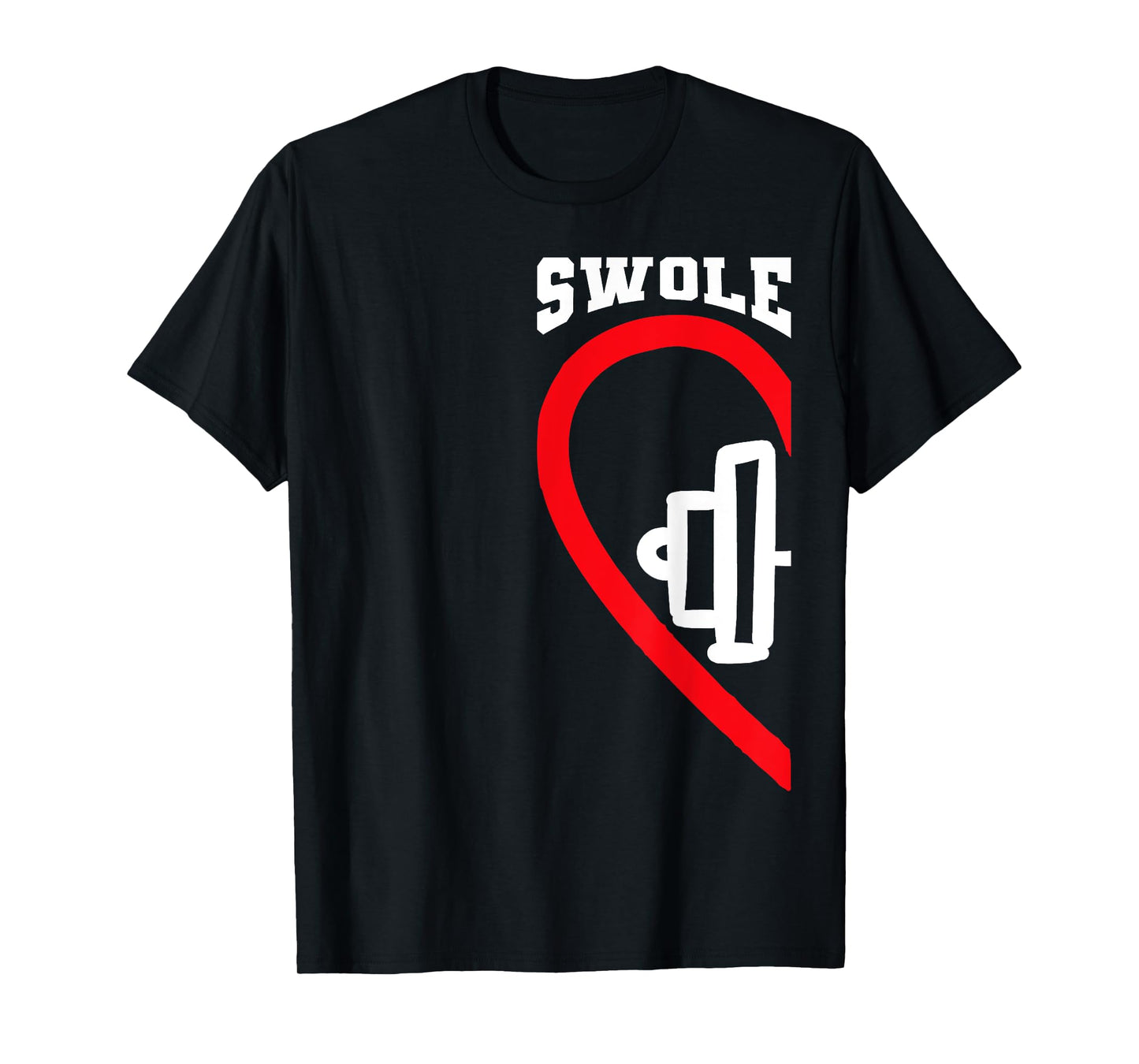 Swole Mates Cute Workout Matching Couples Valentine Day Gym T-Shirt