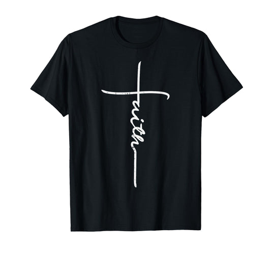 Faith Cross God Jesus Christ Grace Religious Christian Gift T-Shirt