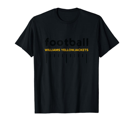 Williams Yellowjackets Football Lines HS T-Shirt