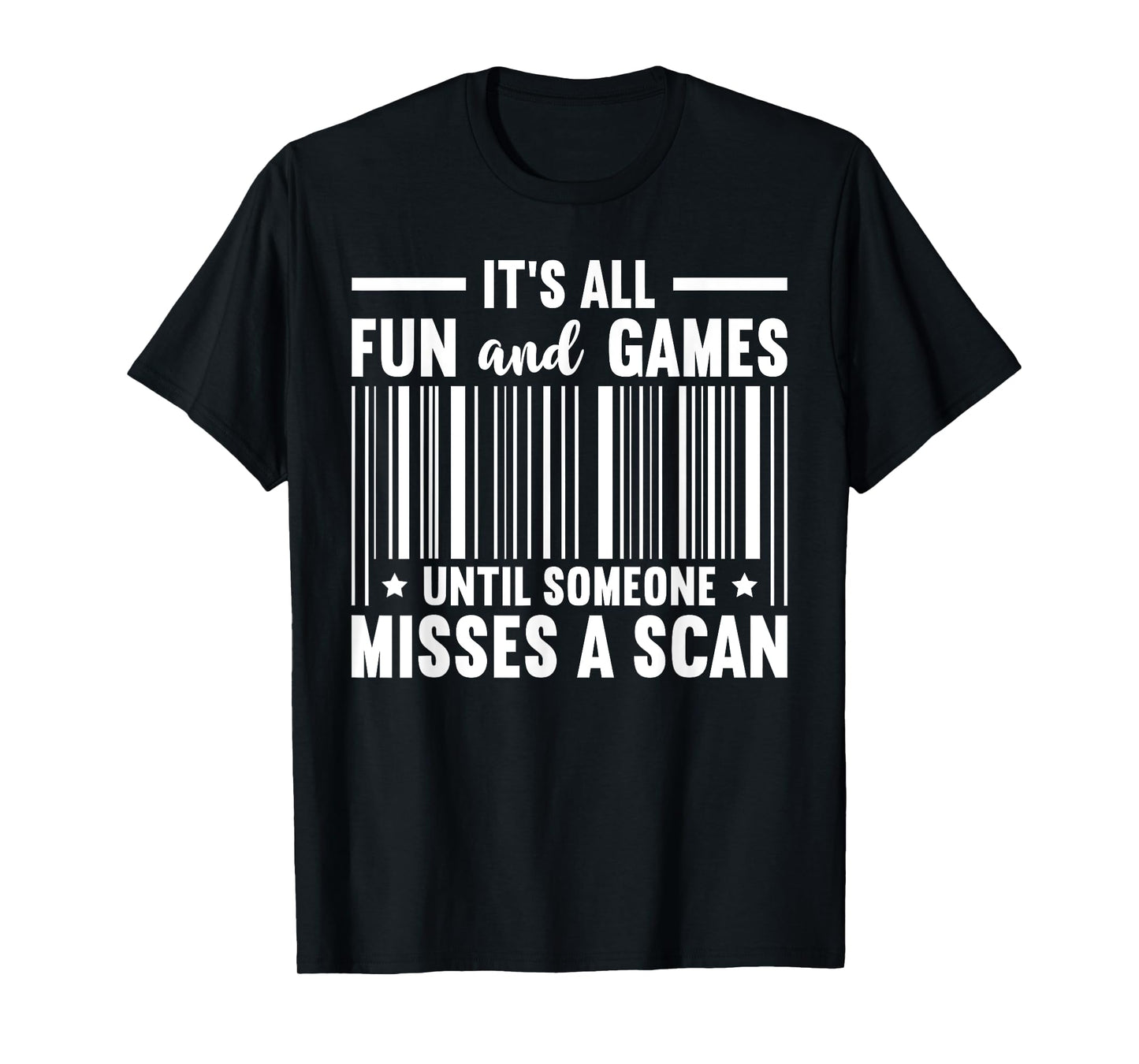 Fun and Games Misses A Scan Postal Worker Mailman Postman T-Shirt