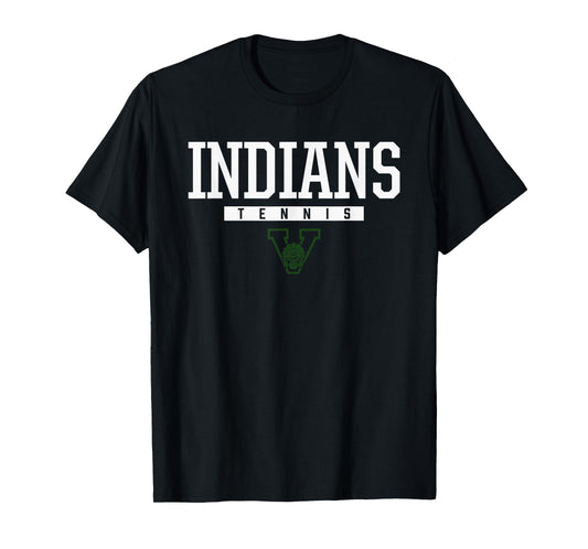 Venice Indians Logo Tennis HS T-Shirt