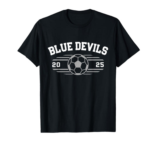 Blue Devils Victor Central Soccer Ball 2025 HS T-Shirt