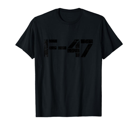 F47 Fighter Jet Vintage Military Aircraft Graphic squad T-Shirt