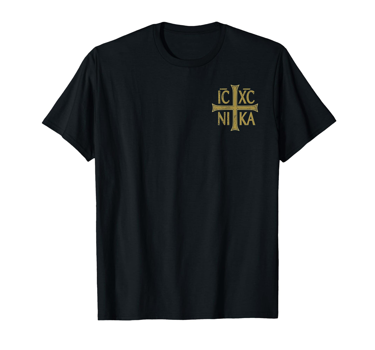 ICXC NIKA Christogram Cross Orthodox Christian Discreet T-Shirt