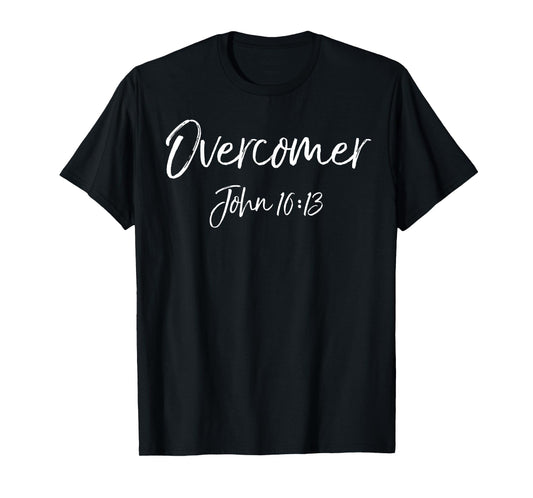 Victory in Christ Bible Verse Quote Overcomer John 16:13 T-Shirt
